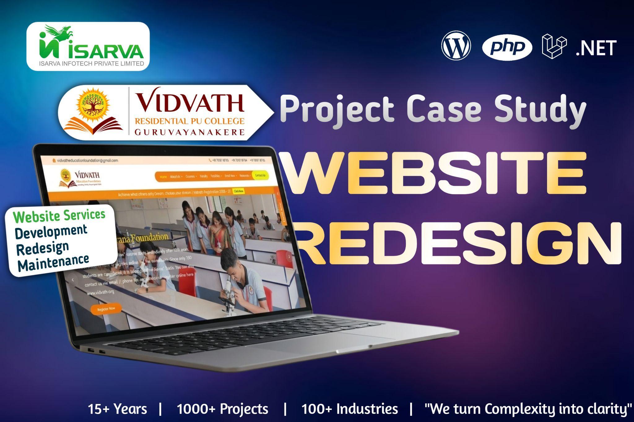 Vidvath PU College Platform Mockup